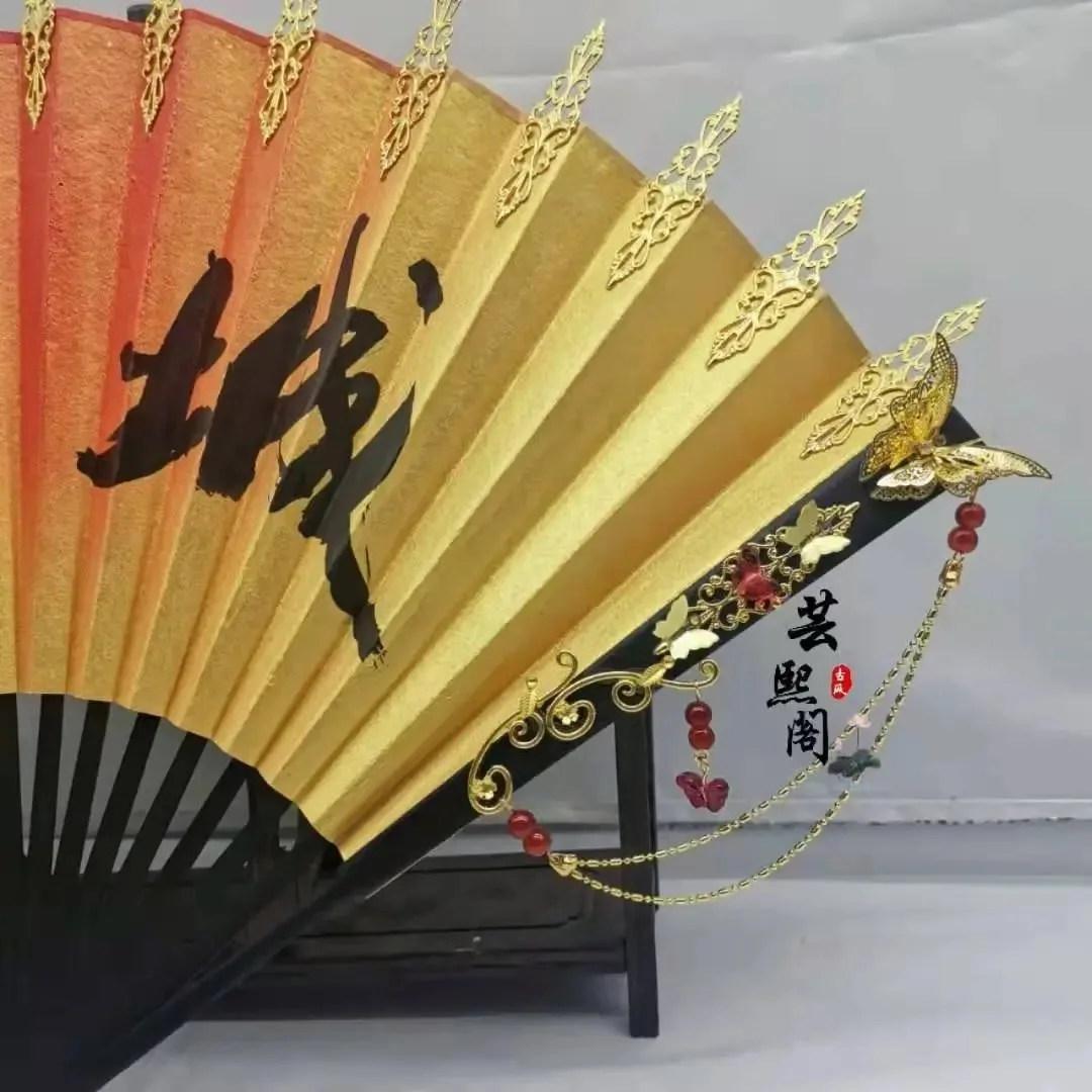 Tia ng u druk CIF uh UA Cheng ξelian Fans handgemaakt materiaalpakket TGCF fans hu A Cheng X IE Lian fans accessoire