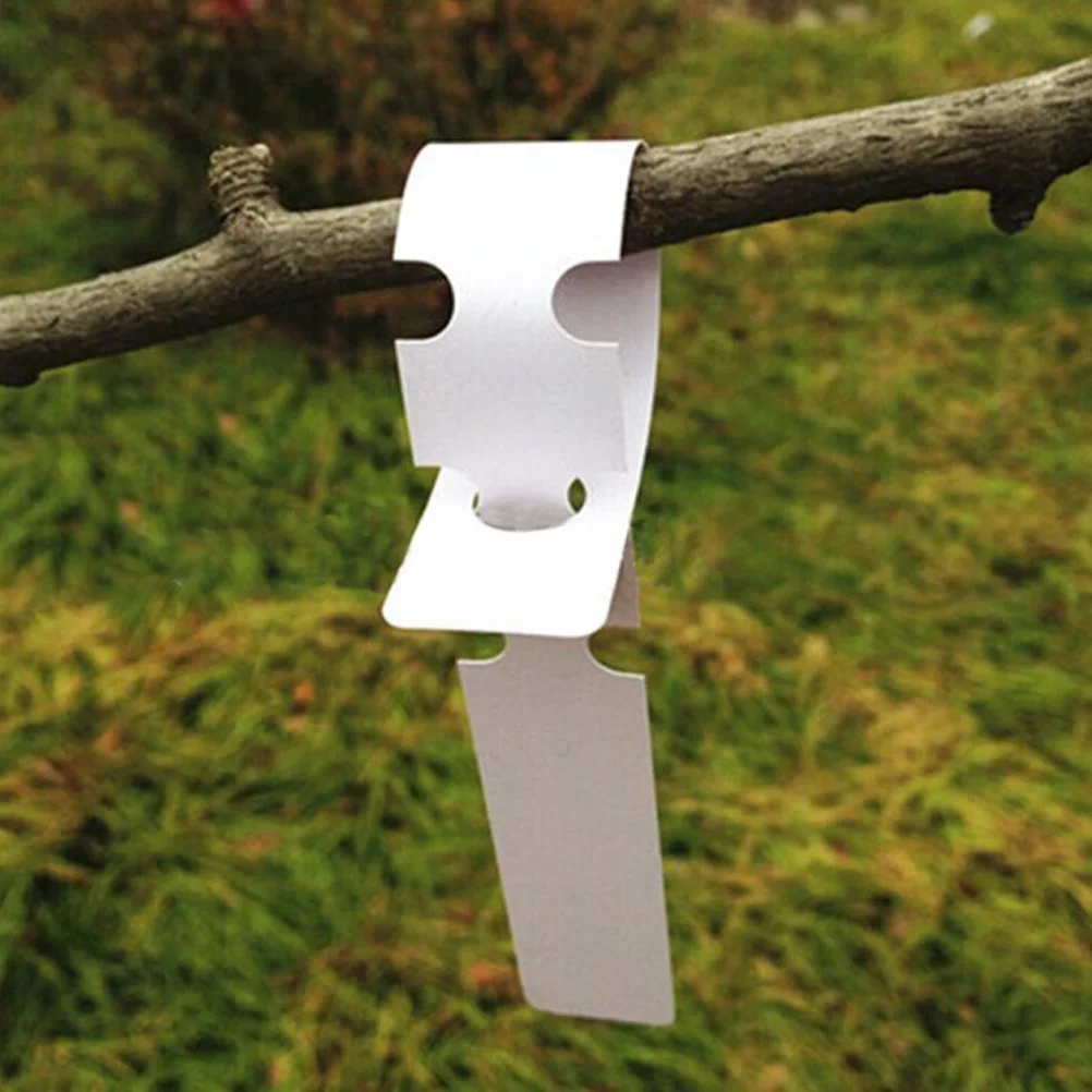 

100 Pcs PVC Waterproof Label Tag Gardening Labels Hanging Tree Tags Plant Marker