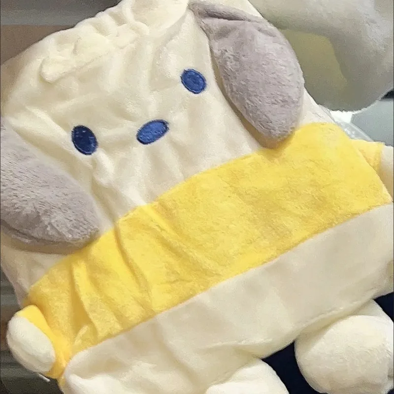 Sanrio Kawaii HelloKitty Plush Bundle Pocket My Melody Cute Plush Camera Storage Bag Portable Bag Zero Wallet Girl Gift