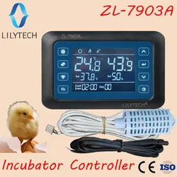 ZL-7903A, Lilytech , 100-240Vac, PID, Super Multifunctional Automatic Temperature and Humidity Incubator Controller, ZL-7901A