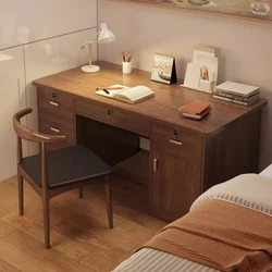 Modern Elevation Large Office Table Wooden Waterproof Bedroom Computer Office Table Study Drawers Bureau Meuble Furniture