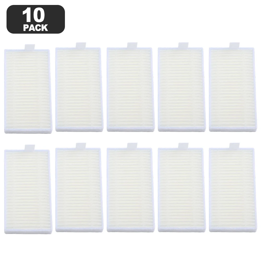 Replacement HEPA Filter For ILIFE A30s Robot Vacuum Cleaner Parts White 75x58mm Dust Trap Screen 4 Or 10 Pieces Maintenance