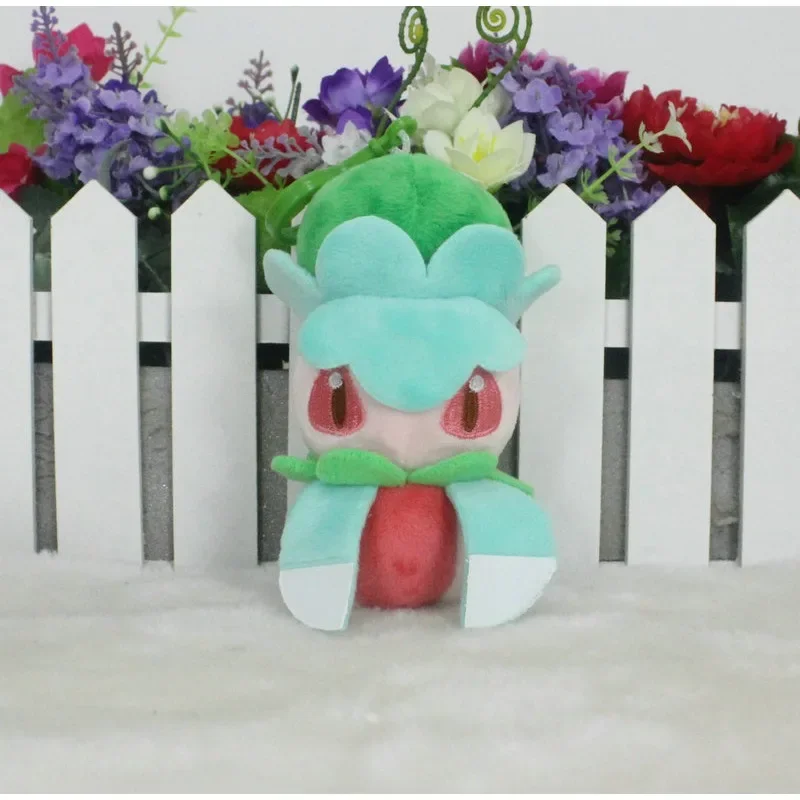 Pokemon Anime Fomantis Plush Doll Toys Cartoon Pokemon Pseudodango Pendant Pocket Monster Funny Figure Doll Bag Fomantis Pendant