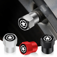 4Pcs Aluminum Alloy Car Wheel Tire Valve Caps Stem Cover Accessories  For Jeep Renegade Compass Grand-Cherokee Wrangler-JK Patri