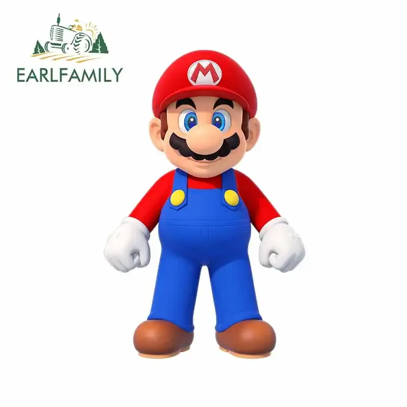 

EARLFAMILY 13cm x 8.7cm for Family Chibi Cartoon Template Waterproof Scratch-proof Decal Suitable for SUV Car Stickers