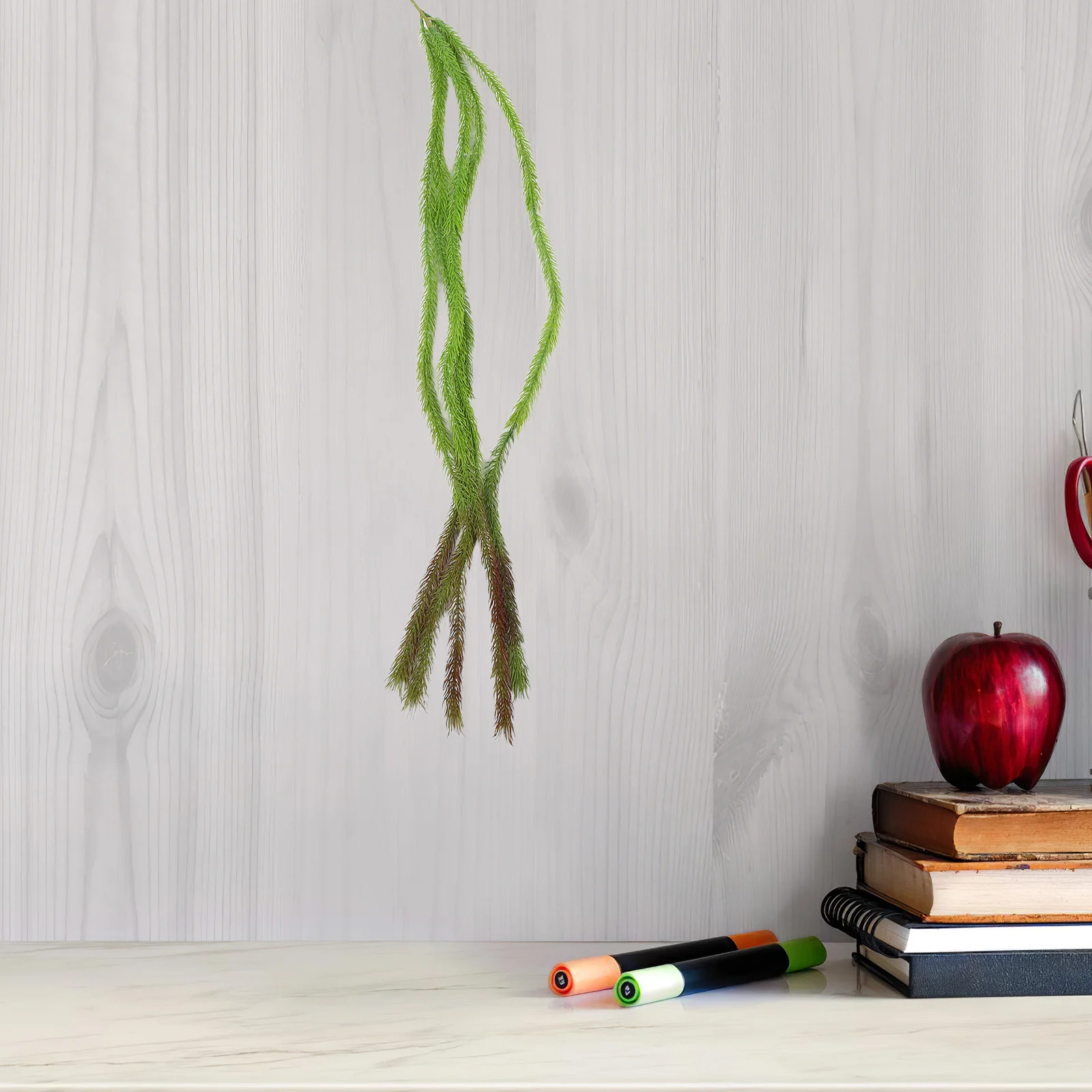 

4Pcs Artificial Willow Leaf Vine Twigs Fake Hanging Plants Greenery Decoration for Indoor Wall Wedding Party Fake Willow Rattan