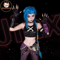 DUDU SR Arcane Game Jinx Cosplay Costume Wig Loli Outfit Halloween Christmas Gift Cos Convention