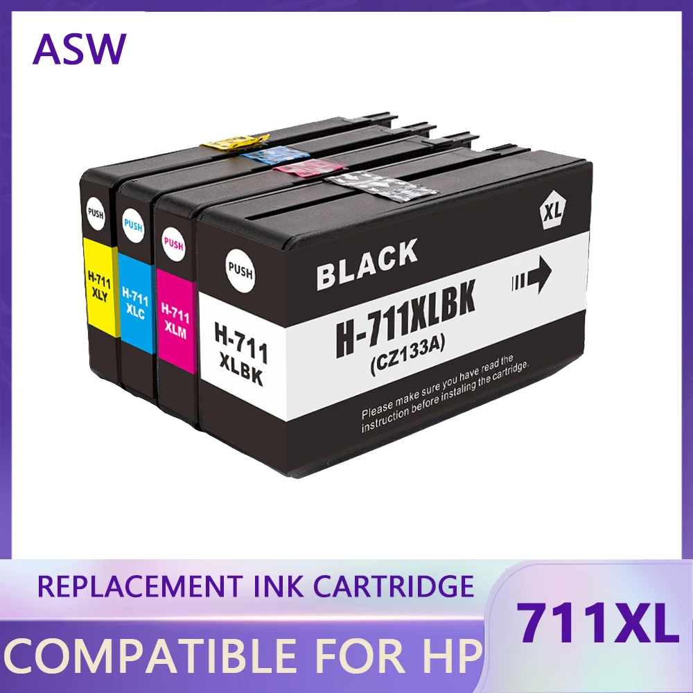 

Совместимый чернильный картридж для HP 711 711XL, для HP 711, сменный Чернильный Картридж для струйного принтера HP DesignJet T120 T520