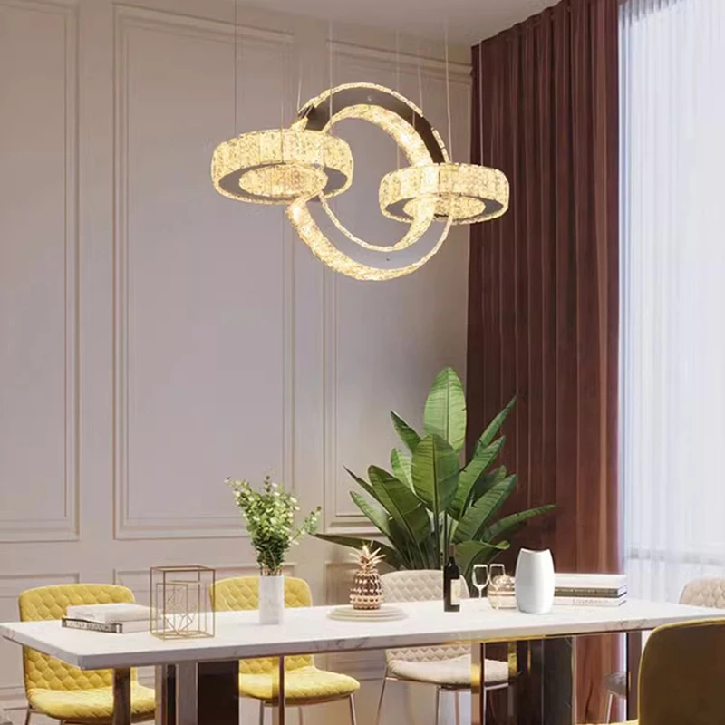 Luces led colgantes modernas para decoración del hogar, lámparas de luz para sala de estar, candelabros para comedor, iluminación interior