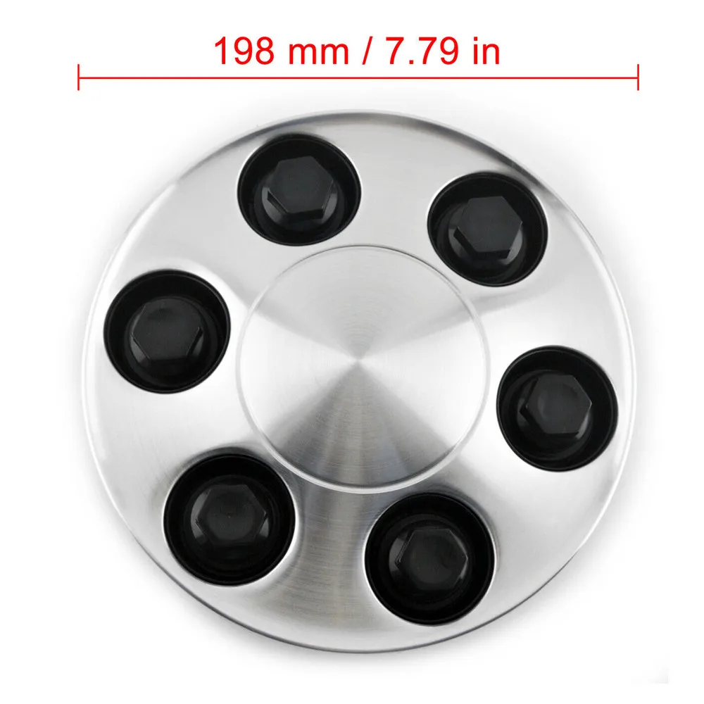 1PC 7 7/8 Inches Silver Brushed Aluminum For Silverado Express Tahoe Avalanche Suburban Car Hub Wheel Center Cap Hubcaps 9596341