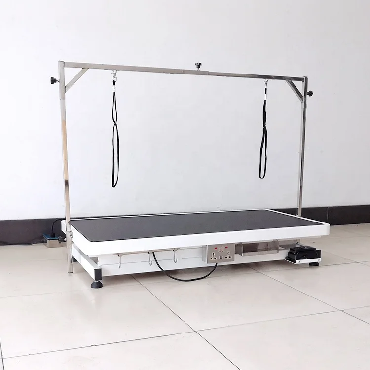 LZ Electric Lifting Pet Grooming Table With Socket Dog Beauty Table Black Color Custom Size OEM/ODM For Large Dogs