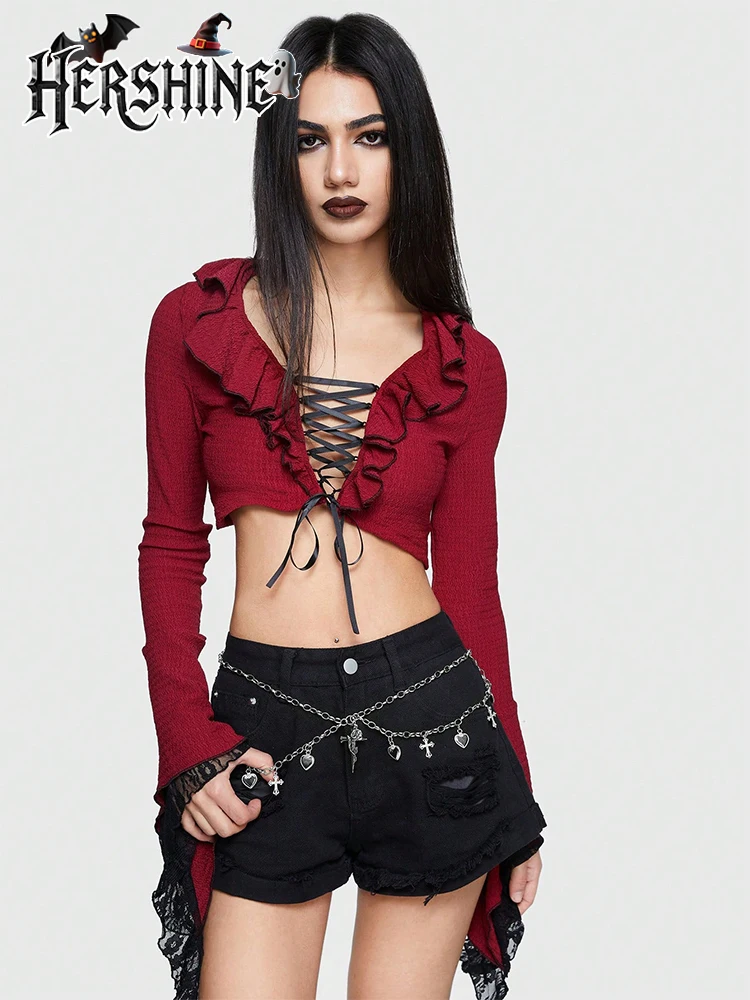 HERSHINE Women's Fashion Silver Cross Heart Metal Waist Chain, Y2K Gothic Punk Harajuku Rock Hip Hop Accessory，spring，summer