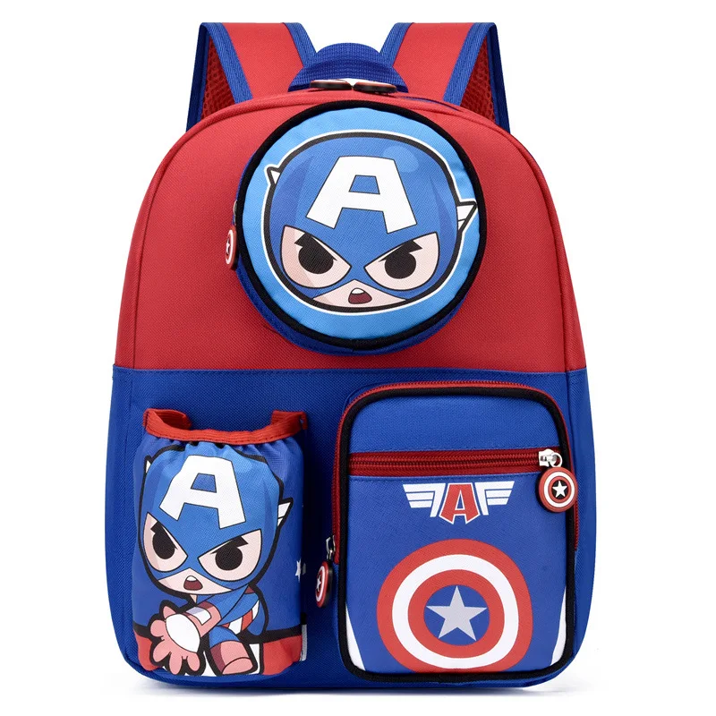 Disney New Frozen Kindergarten Backpack For Girls Boys Spider Man Elsa Student Shoulder Orthopedic Bag Kids Gifts  Mochilas
