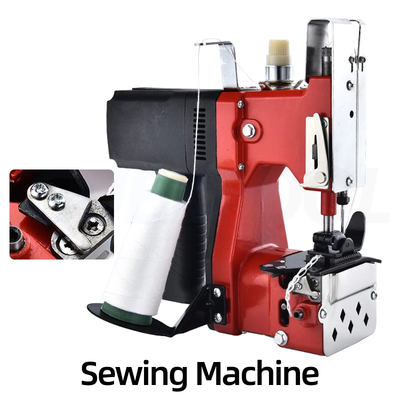 GK9 Gun Type Portable Sewing Machine Single-line Electric Sealing Machine Woven Bag Sealing Machine Flour Bag Packaging Machine