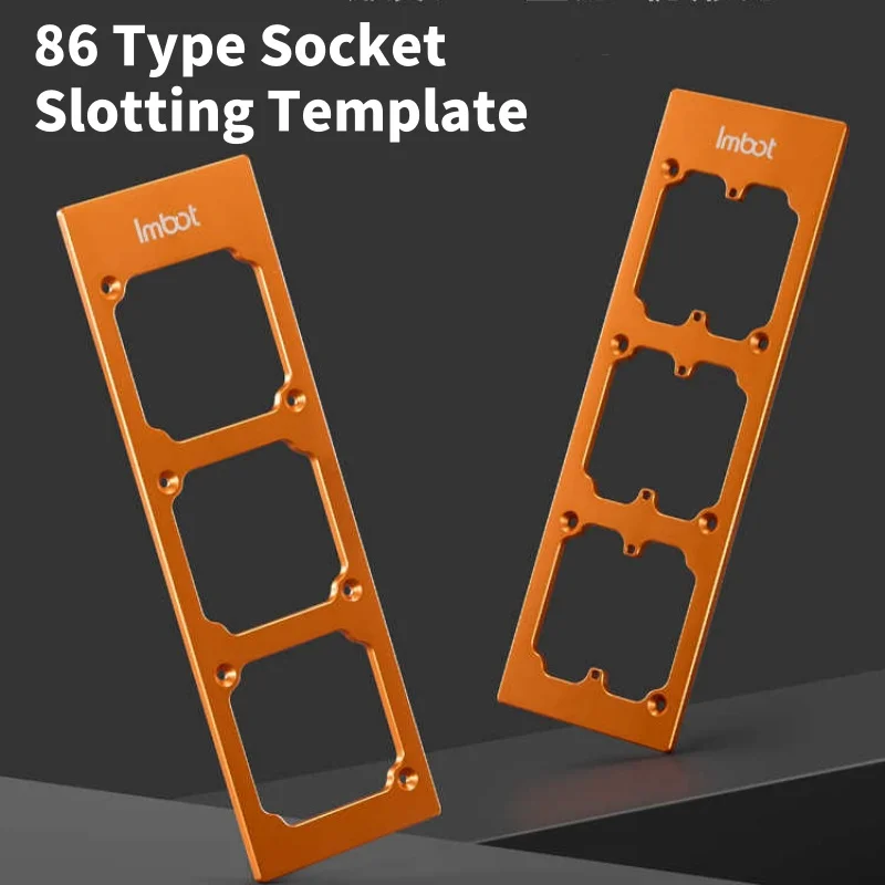 

Electrician 86 Type Wire Box Switches and Sockets Open Hole Mold Position Hole Opening Tool 11.8 inch Socket Slotting Template