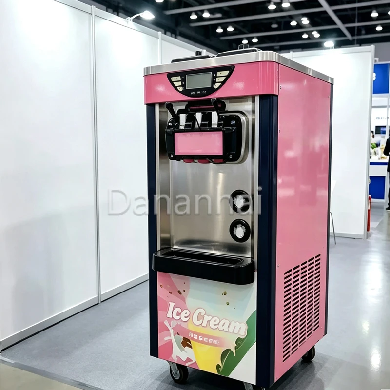 Dessert Making Machine, Heavy Duty Commercial Soft Serve Ice Cream Machine, Frozen Yogurt Maker For Food Shop