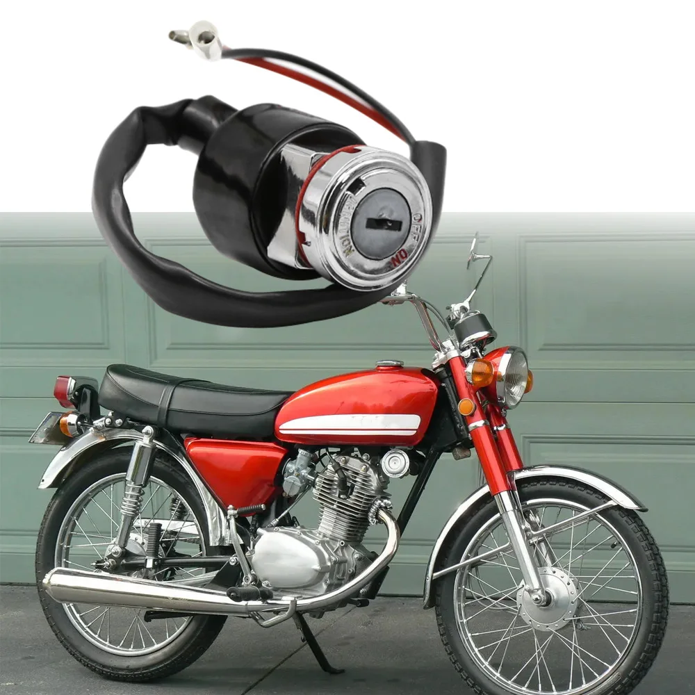 

CB 125 Ignition Key Switch for Honda Reliable Functionality Restoration 35010-111-671 CB125S 35010-191-024