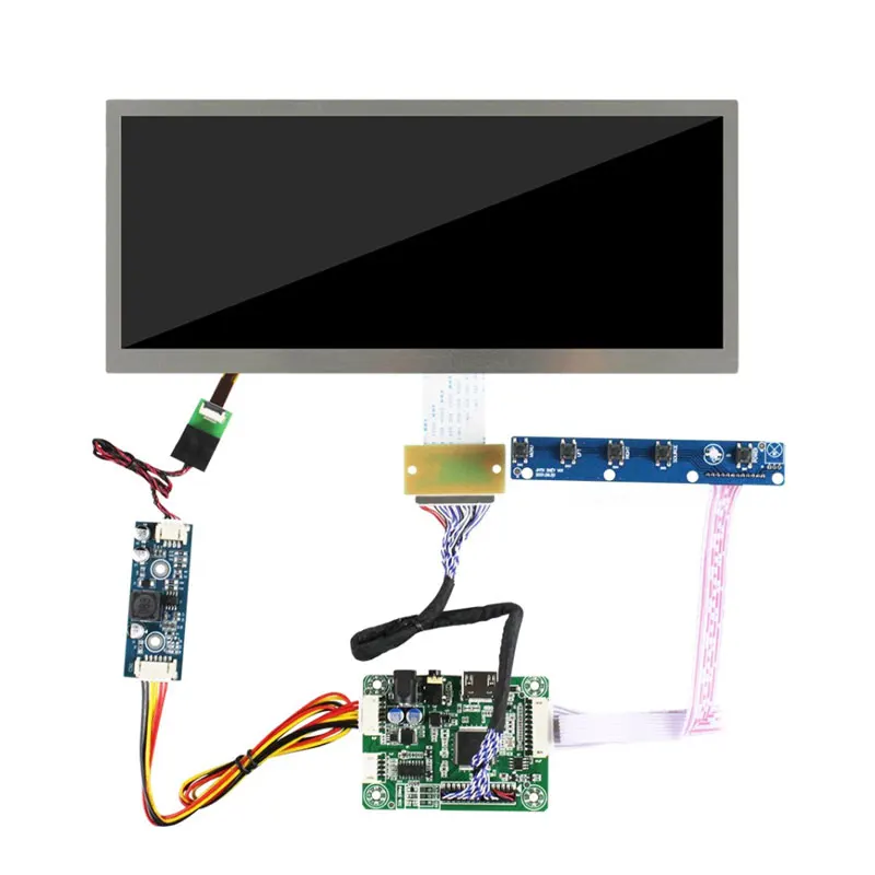 Imagem -02 - Tela Lcd Ips para Painel Digital Medidor de Carro Exibição do Veículo com Hd-mi Hsd103kpw2-a10 Resolução 1920x720 103