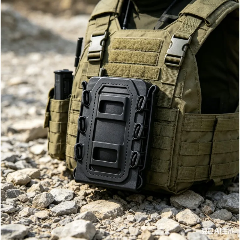 

2026 New Soft Mag Pouch Carry Bag For 5.56 7.62 Foam Darts Built With MOLLE Clip Buckle Outdoor Toy Tactical Attachment