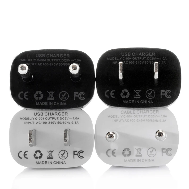 Adapter USB Port Charger EU/U.S. plug 5V 1A Wall AC Power Smart Phone Travel Charger Universal Fast Charging Mobile Phone Iphone