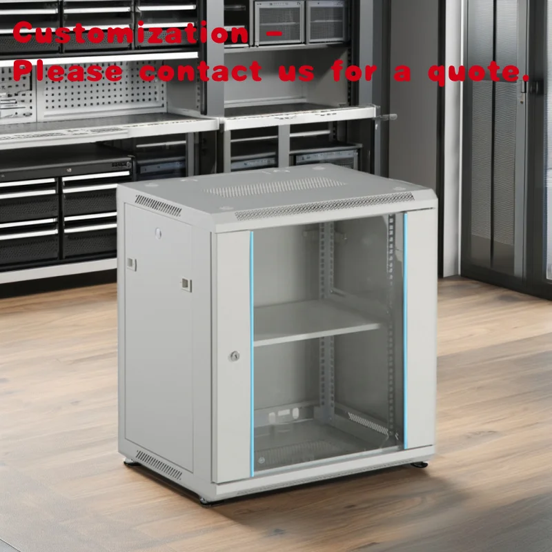 custom.CE Approved 19 Inch Wall Mount Server Rack SPCC 4U Internet Cabinet Data Center Computer 42U 12U 15U 18U 22U 32U