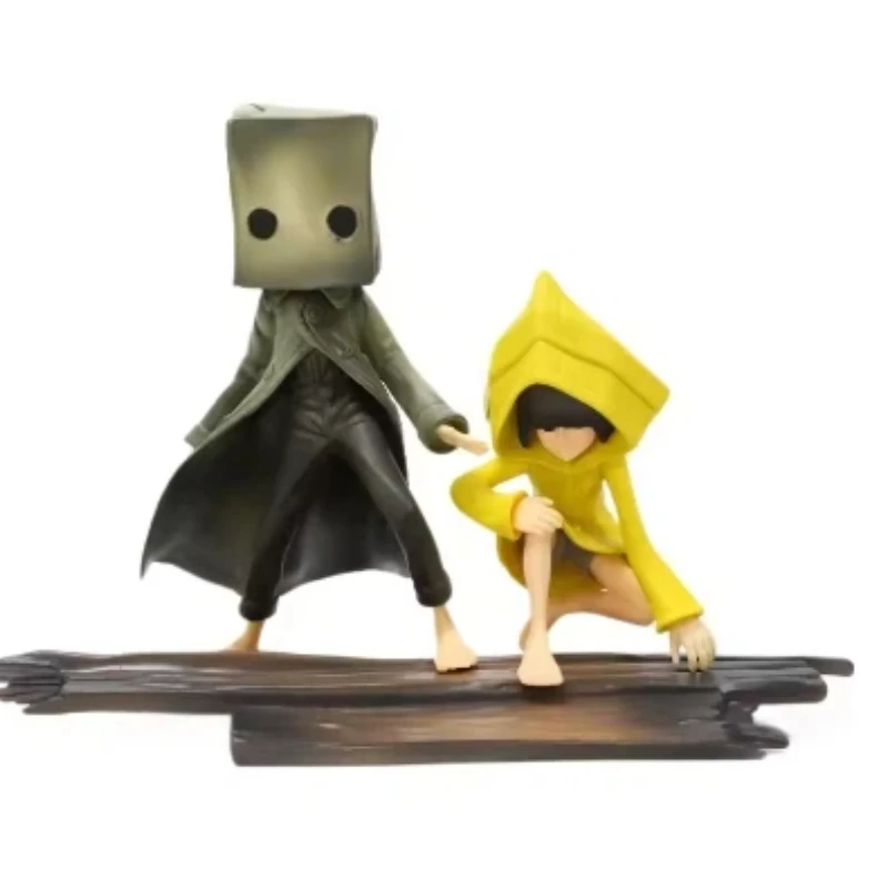 ليتل كوابيس II ستة أحادية لعبة الشكل المشهد نموذج اللعب شخصية كرتونية الهيكل حلية مجموعة هدايا الهالوين