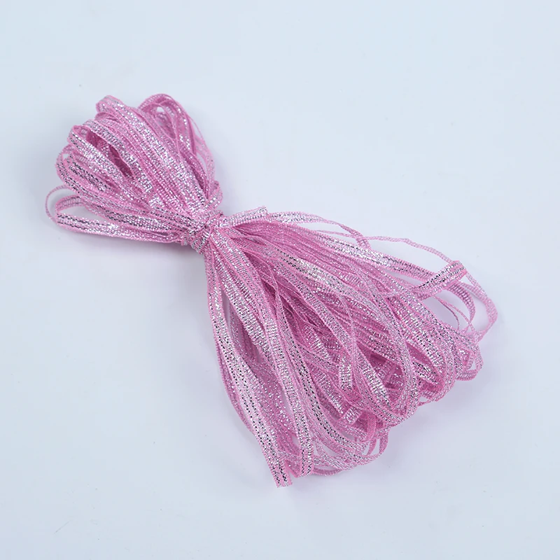 3 مللي متر (10 متر/وحدة) شريط لامع ملون شريط بصل مطرز لتغليف هدايا كعكة الزفاف لوازم ديكور يدوية ذاتية الصنع #5