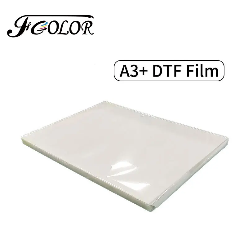Двухсторонняя матовая пленка FCOLOR A3 + DTF 50 листов, прямая передача тепла для Epson L1800, DTF, пленка для принтера