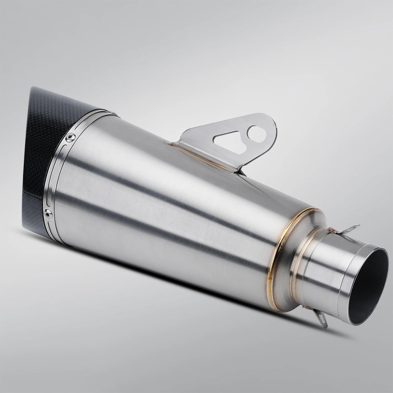 العالمي 51 مللي متر دراجة نارية نظام العادم ZARD ألياف الكربون الهروب الخمار ل ZX4R R3 GSX250 RC390 Duke250 Zard