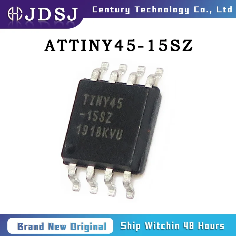 1PCS/5PCS/10PCS/50PCS ATTINY45-15SZ IC MCU 8BIT 4KB FLASH 8SOP Brand New Original Chip