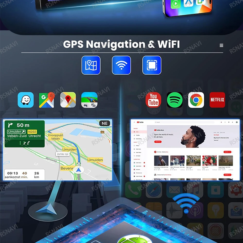 Android 15 For Honda Accord 7 2003 - 2007 Head Unit Stereo Autoradio Navigation 4G LTE 5G WIFI DSP Car Radio Qualcomm AUTO BT