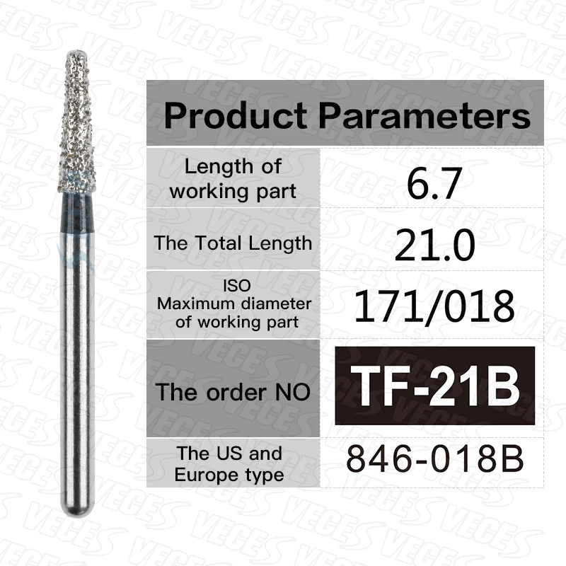 TR Typ Extra Grobe Dental Diamant Bohrer Standard Zahnmedizin Erdbeeren Bohrer Zahnarzt Werkzeuge FG High Speed Bur 1,6mm 10 stücke