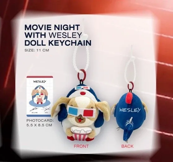 

Official Thailand Star LYKN Thame - Po Heart That Skips a Beat WilliamEst Wesley Keychain Movie Night With Wesley Keychain