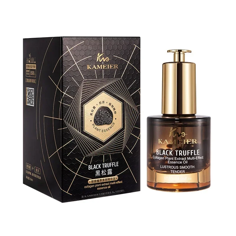 

Black Truffle Collagen Plant Extract Multi-effect Essence Oil 30ml Moisturizing Anti-wrinkle Firming Soothing Tender Skin Care