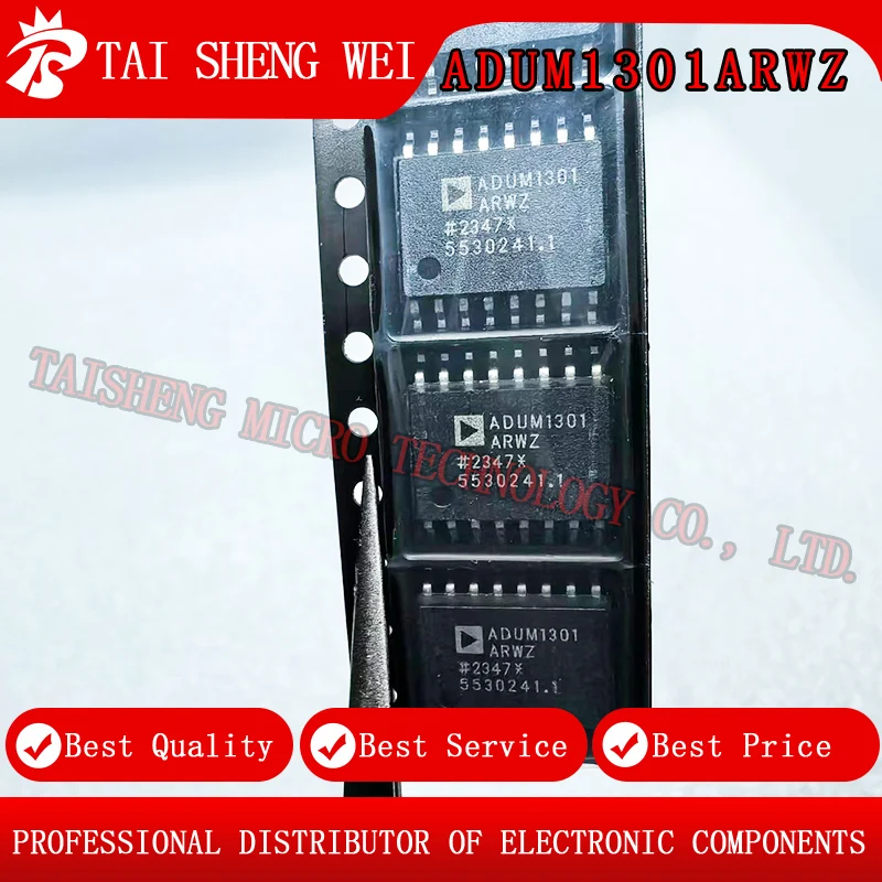 5PCS Brand New ADUM1301ARWZ ADUM1301BRWZ ADUM1301 SMD SOP-16 3-Channel Digital Isolator ADI Brand New