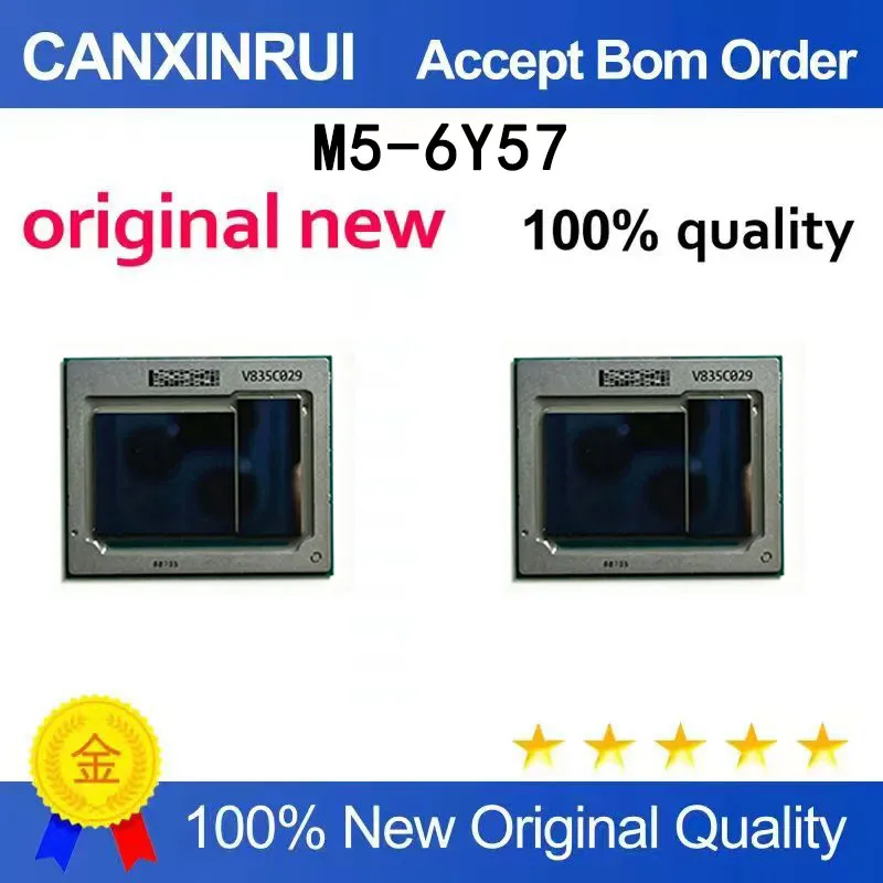(5pcs-100pcs）Tablet computer steel ring dual mirror CPU M5-6Y57 SR2EG brand new original stock easy to use BGA