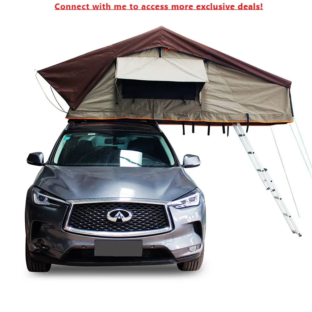 

2023 New Design Rooftent Softshell Roof Top Tent 4wd Camping Soft Cover Car For 2-3 Person