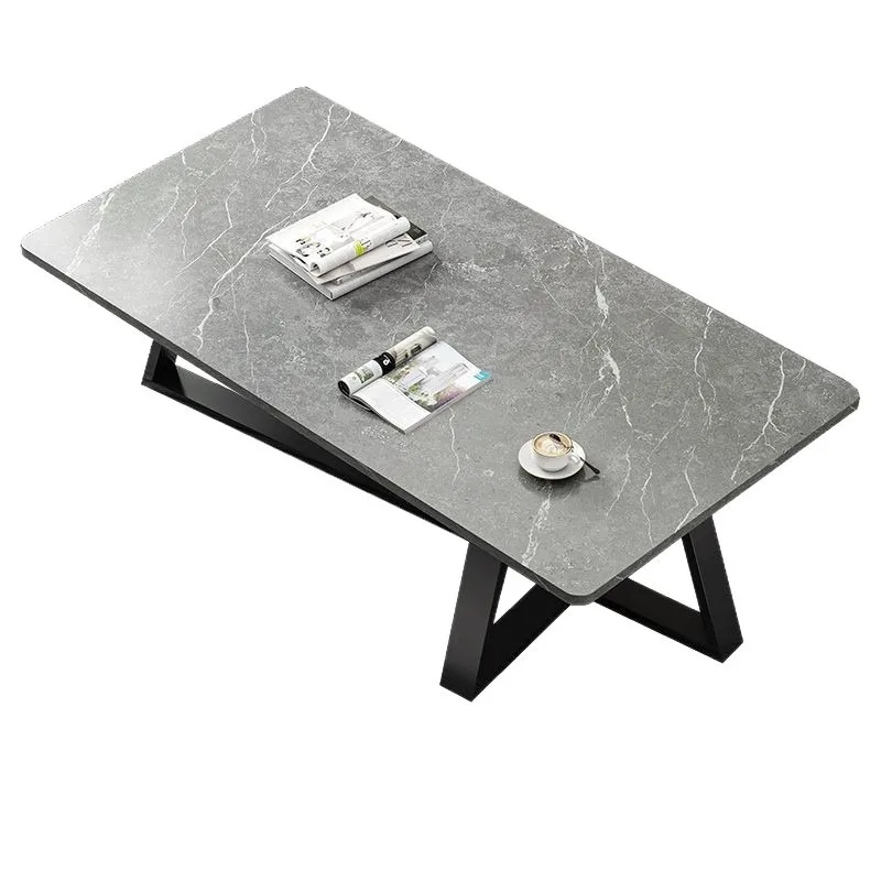Italian coffee table, living room wrought iron table, simple modern small table