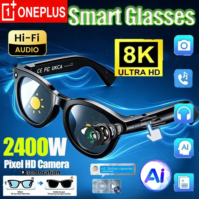 Óculos Inteligentes AI OnePlus - Smart Glasses Lens avaliação e preço