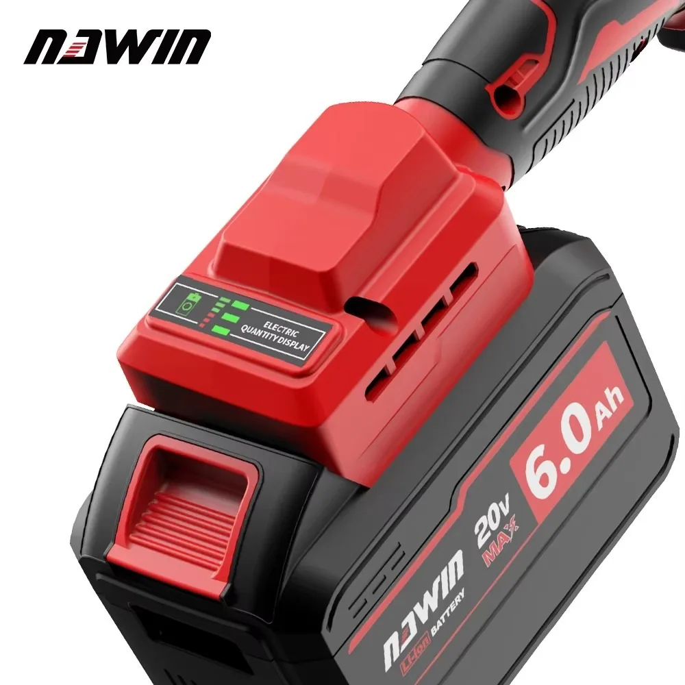 21V Cordless Impact Wrench 3/8 Inch Electric Ratchet Wrench 2 Battery 4.0Ah Rechargeable Power Tool for Auto Repair