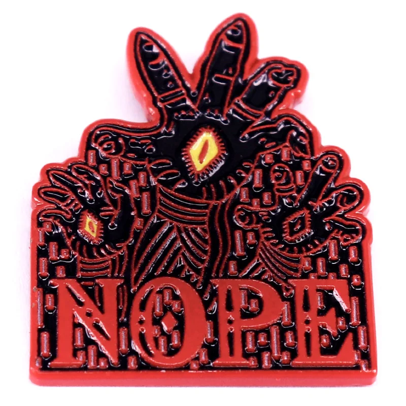 Games Enamel Pin Nope Gloom Hands Badge Backpack Hat Bag Decorate Gamer Gift