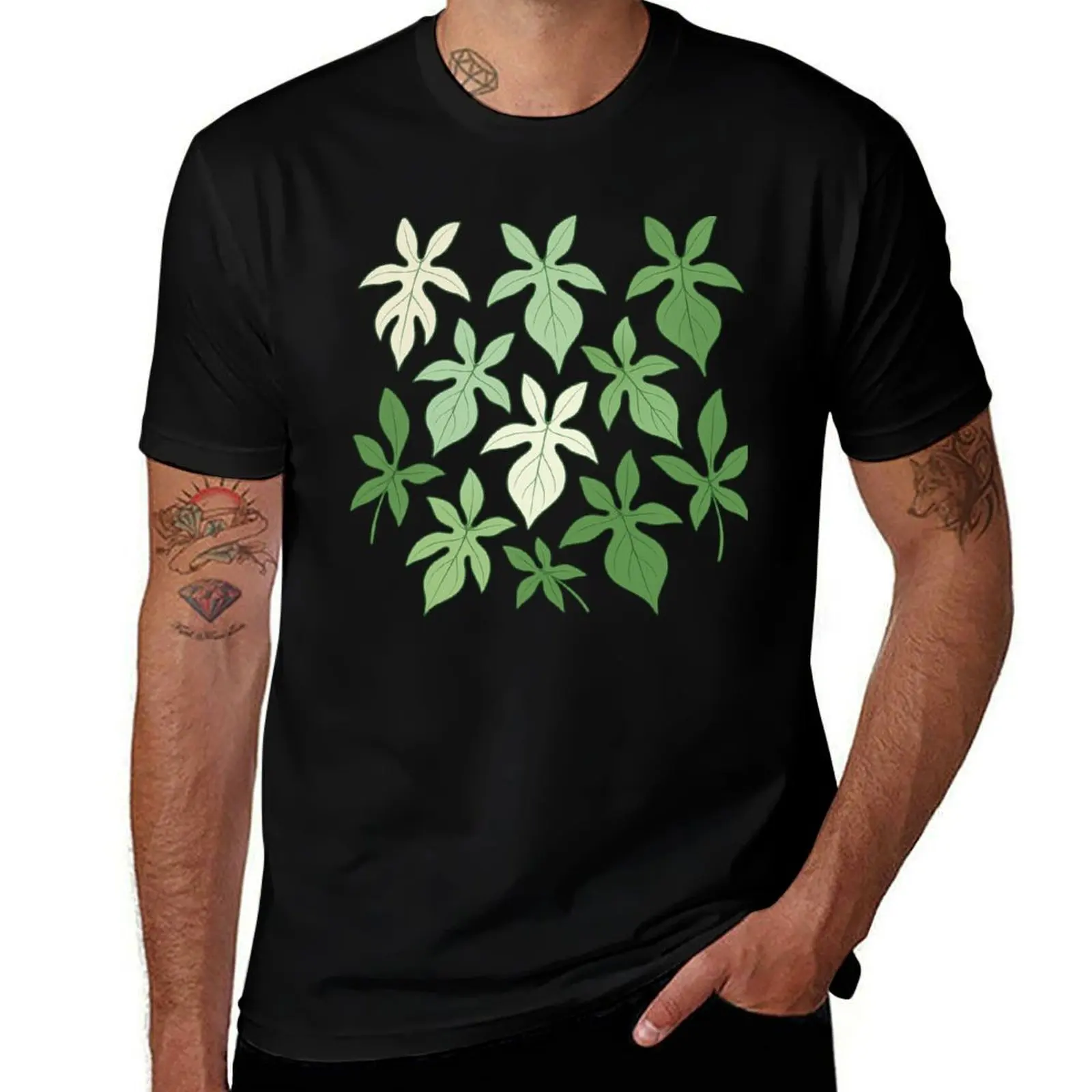 

Florida Ghost Leaf Pattern – Rare Philodendron T-Shirt baggy shirts Funny t-shirt mens workout shirts