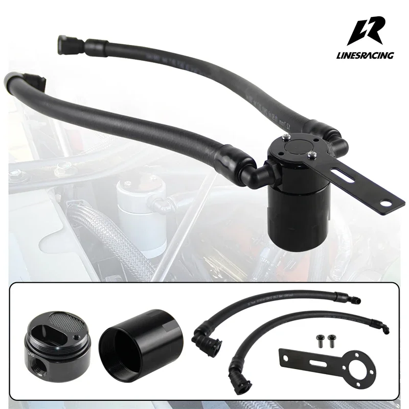 

Black 3.0 Oil Separator Compatible For 21-23 Ram TRX 6.2L Engine Supercharged Passenger Side