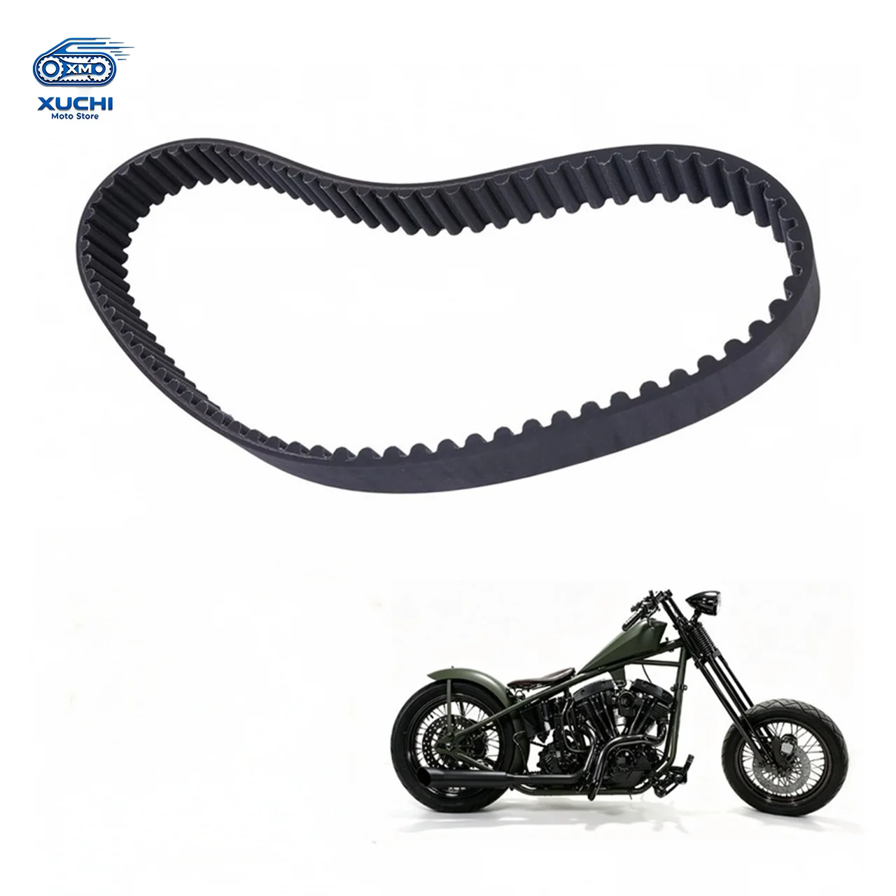 Motorcycle Transmission Primary Belt BDL-38078 78T Heavy Duty Replacement for Harley Davidson Belt Drives