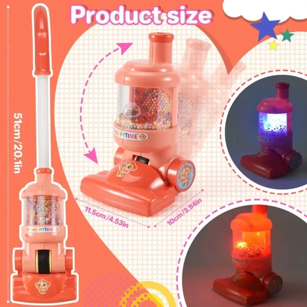 Kinderen Stofzuiger Speelgoed Met Licht Fantasiespel Huishoudelijk Huis Schoonmaken Speelgoed voor Kinderen Peuter Meisjes Jongens Verjaardagscadeau