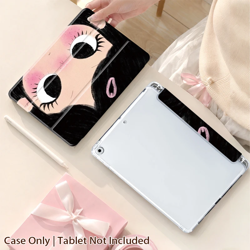 Tri-Fold Case for iPad 10.2, Mini 6/7, iPad 9/8/7, Air 4/5 10.9, Air 6/7 11, iPad 10/11, Pro 11 (2018/2020/2021/2022/2024)