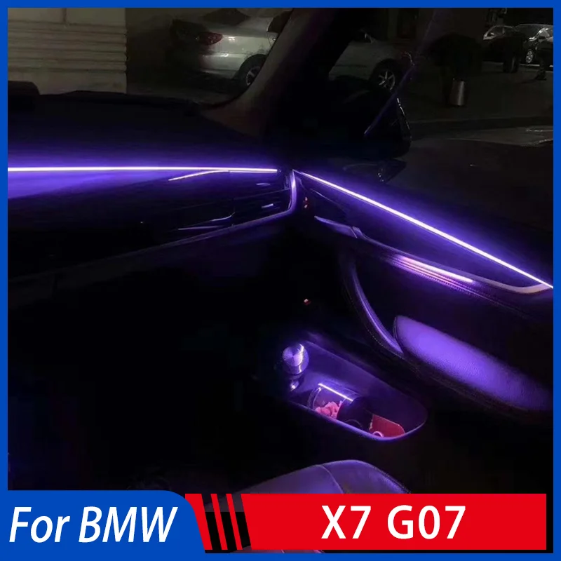 

Для BMW X7 8/9/11 цветов автомобильная декоративная авто окружающая светодиодная лента для G07 тюнинг автомобильные аксессуары