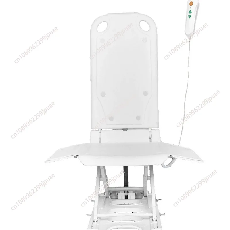 Waterproof Electric Bathtub Lift Chair Height Adjustable Remote Control Elderly Shower Recliner Safe Patient Transfer AssistSeat