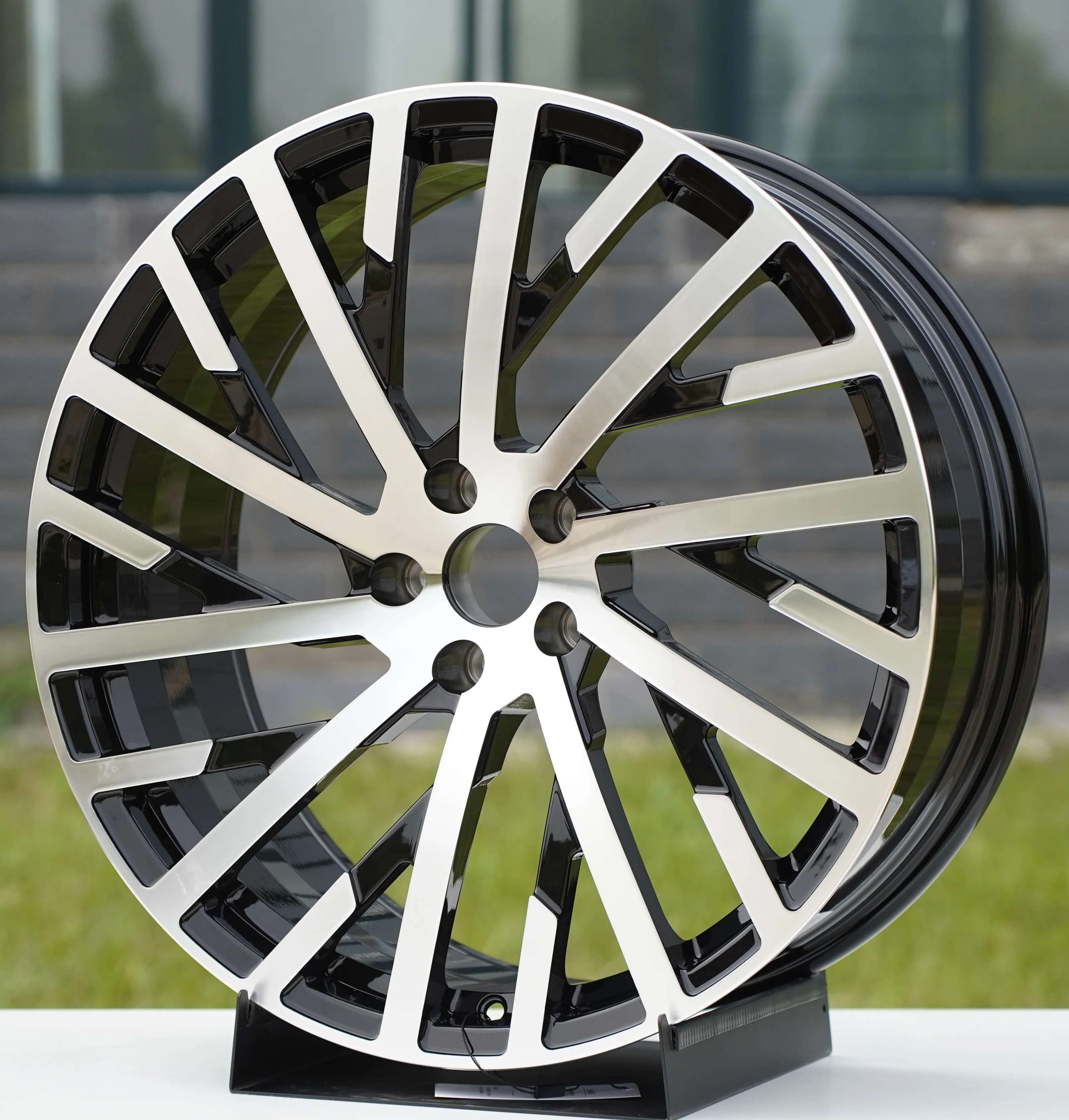 *forAluminum Alloy Car Wheels 5x112/114.3/120 PCD 18-28 Inch Forged Black Finish TUV Certified Customizable Retrofit/Upg