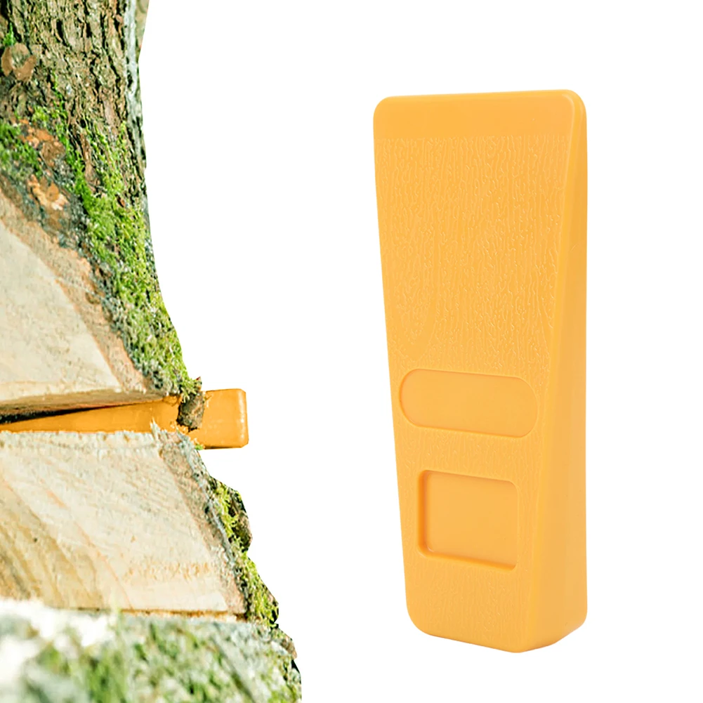Felled Wedge Plastic Tree Felling Wedge Portable Log Splitting Spiked Wedge Reusable Guide Reverse Fall for Safe Tree Cutting